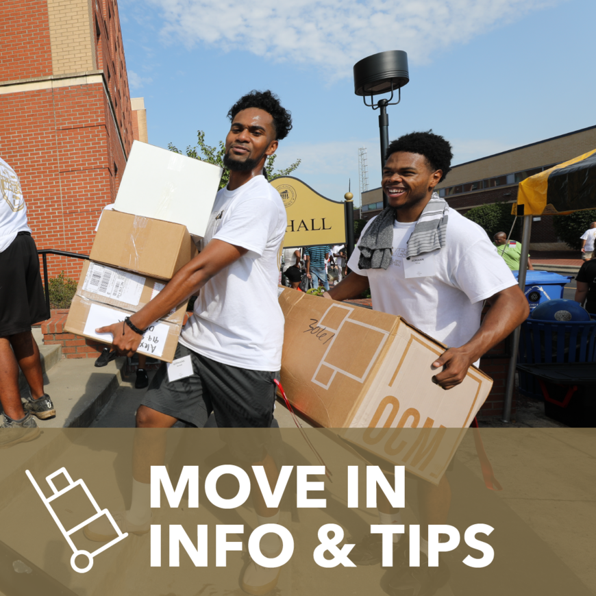 Move In Info & Tips