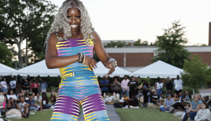 Black and Gold Fashion Show