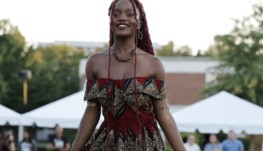 Black and Gold Fashion Show