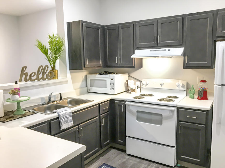 Kitchen in Courtyard Apartments